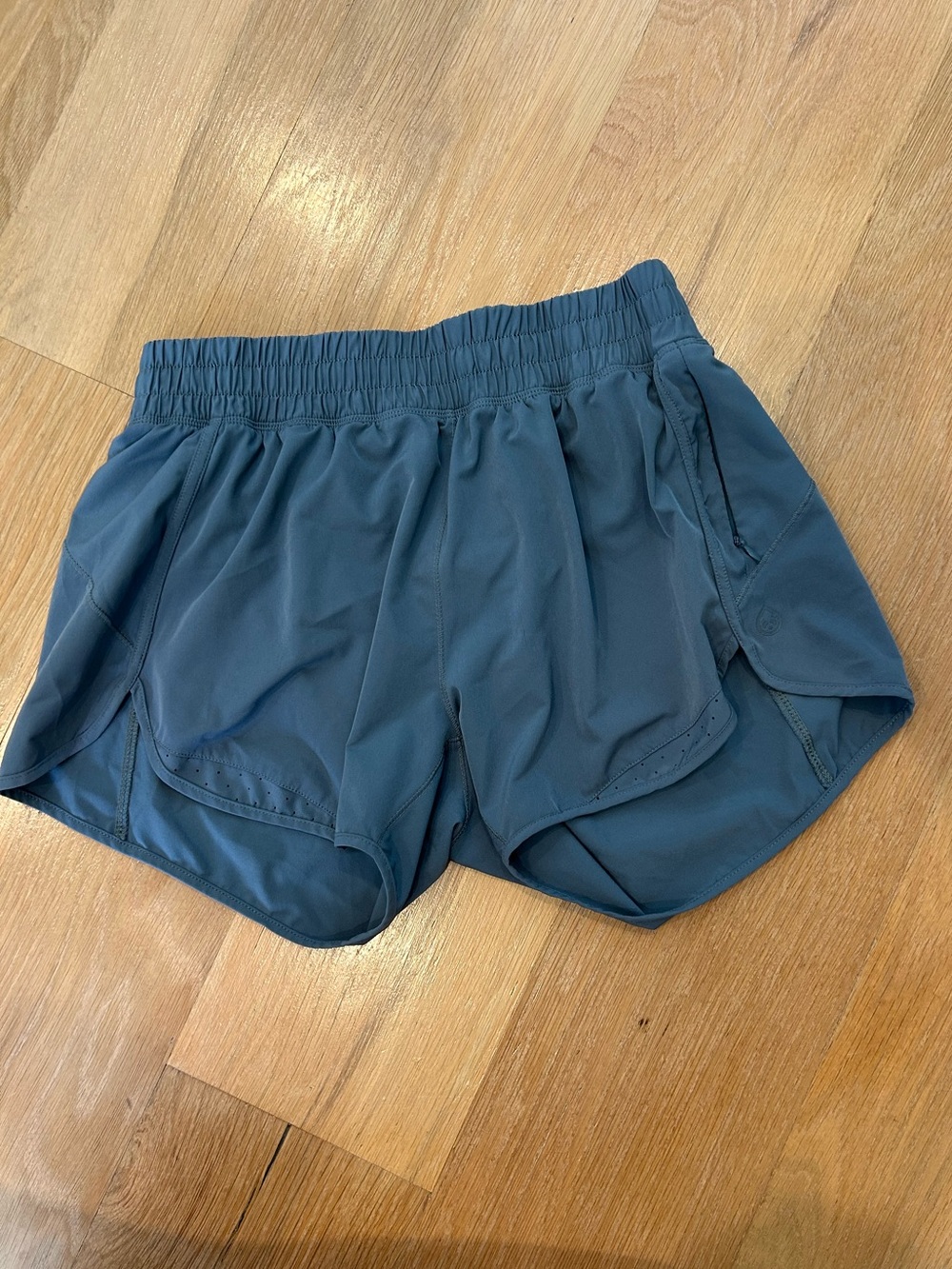 Women’s Athletic Shorts — Slate Teal Performance